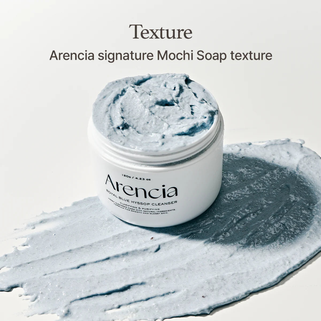 Fresh Blue Hyssop Rice Mochi Cleanser