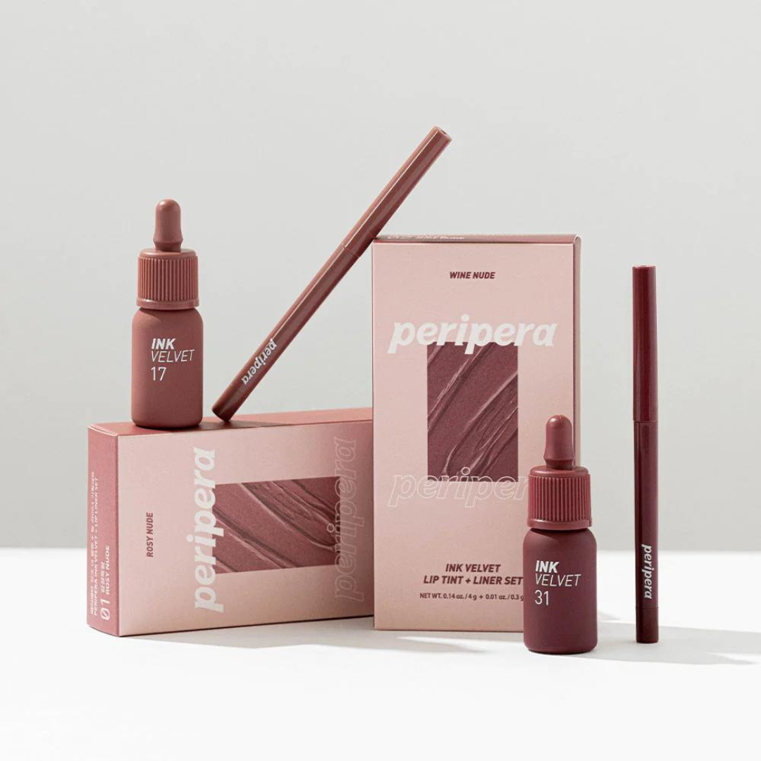 Ink Velvet + Lip Liner Set Peripera
