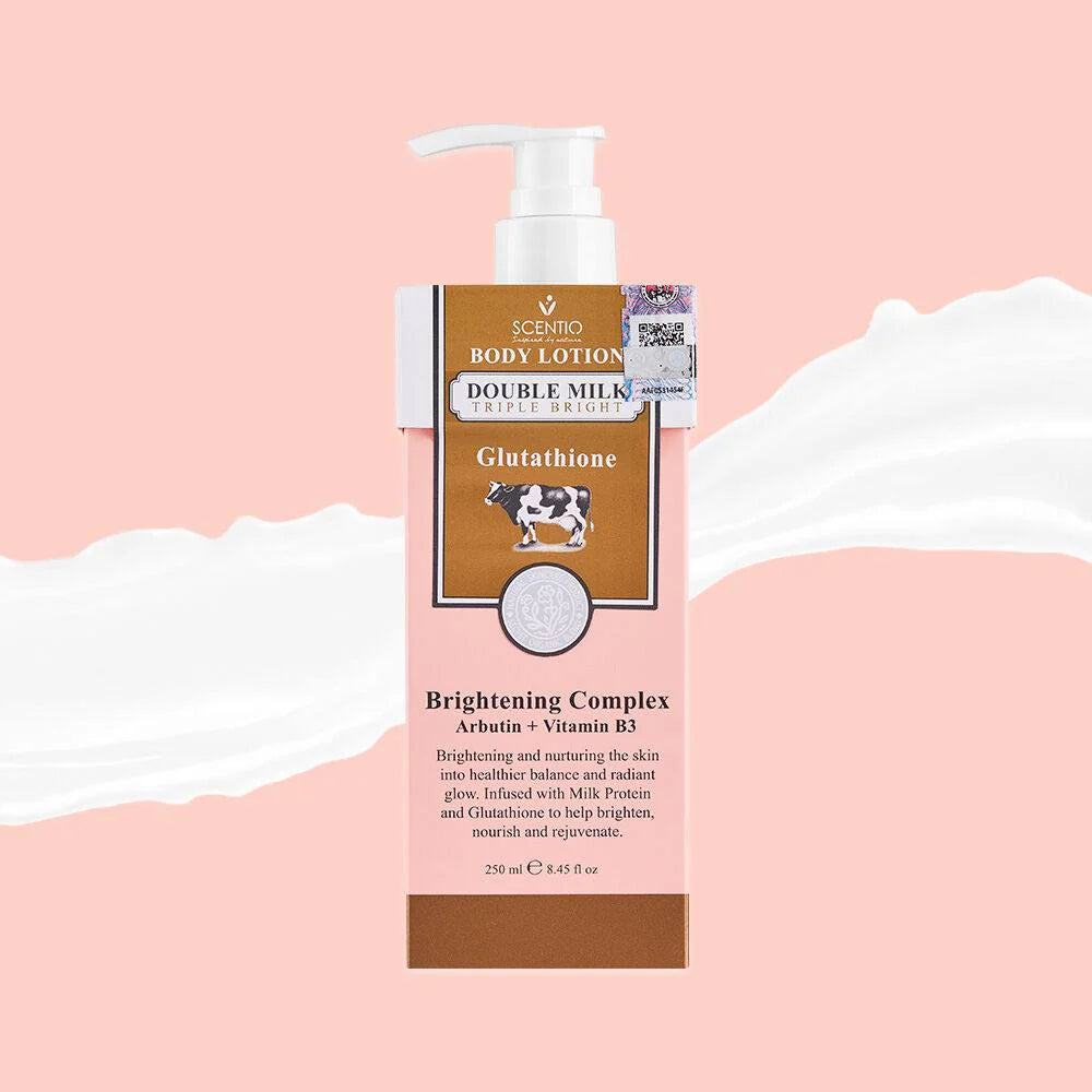Body Lotion Double Milk Glutathione