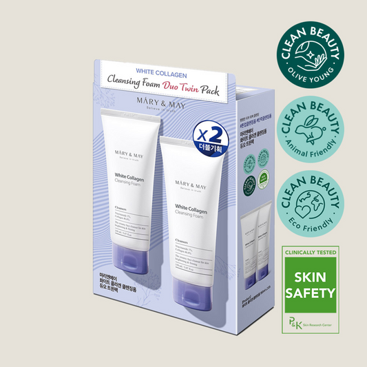 White Collagen Cleansing Foam Duo Twin Pack