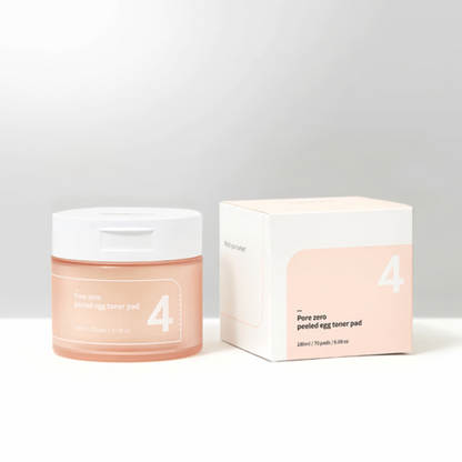 No.4 Pore Zero Peeled Egg Toner Pad