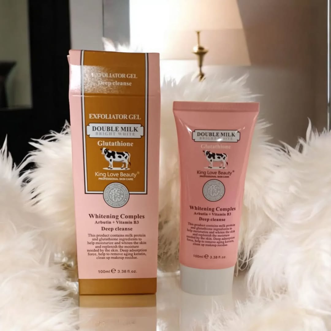 Exfoliator Gel Double Milk Glutathione