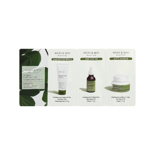 [MUESTRA GRATIS] Houttuynia Cordata Tea Tree Line 3 Step Sachet Starter Kit