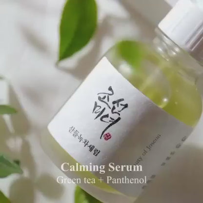 Green tea + Panthenol: Calming Serum